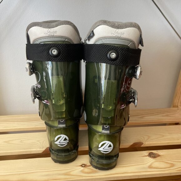 Lange Delight Exclusive Super 100 Women Ski Boots ClimbMatic Green 22/23.5 280mm - Picture 3 of 16